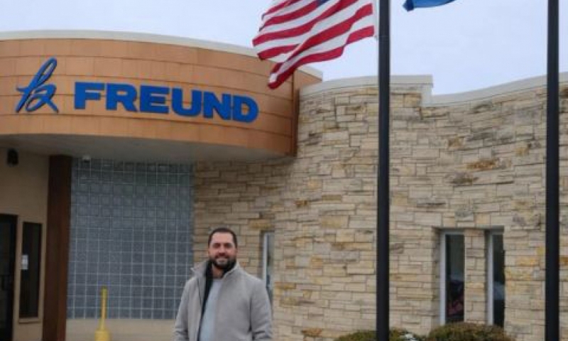 Visita a la planta de Freund en Marion, Iowa